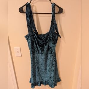 NWT | Widow By Dolls Kill | Envious Lovers Velvet Mini Dress